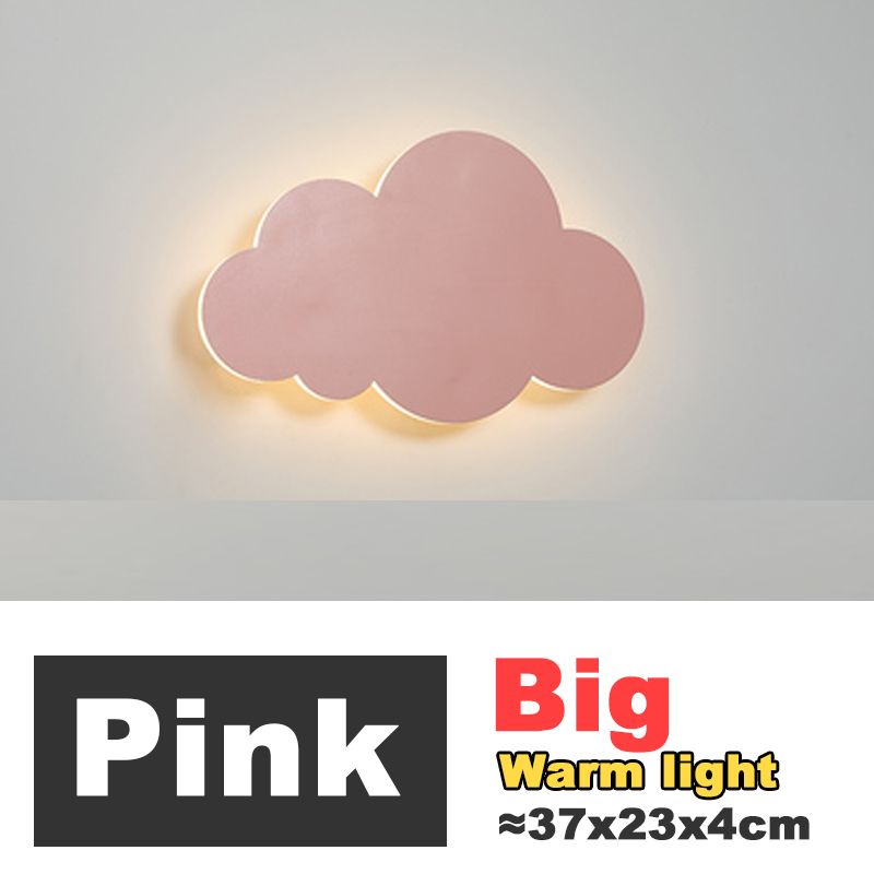 Большой розовый теплый свет 220V