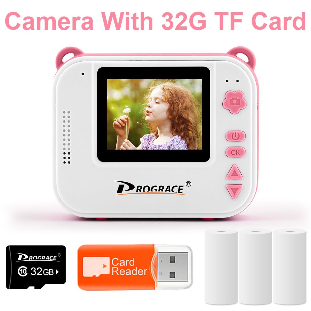 32g Card Pink Camera
