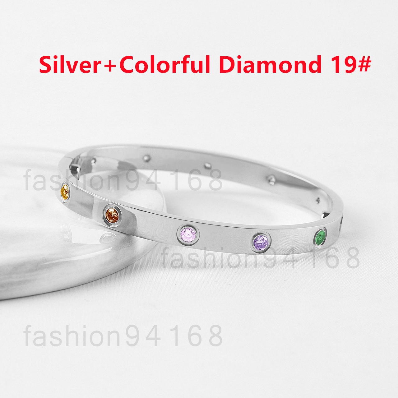 Silver 19+Color Diamond
