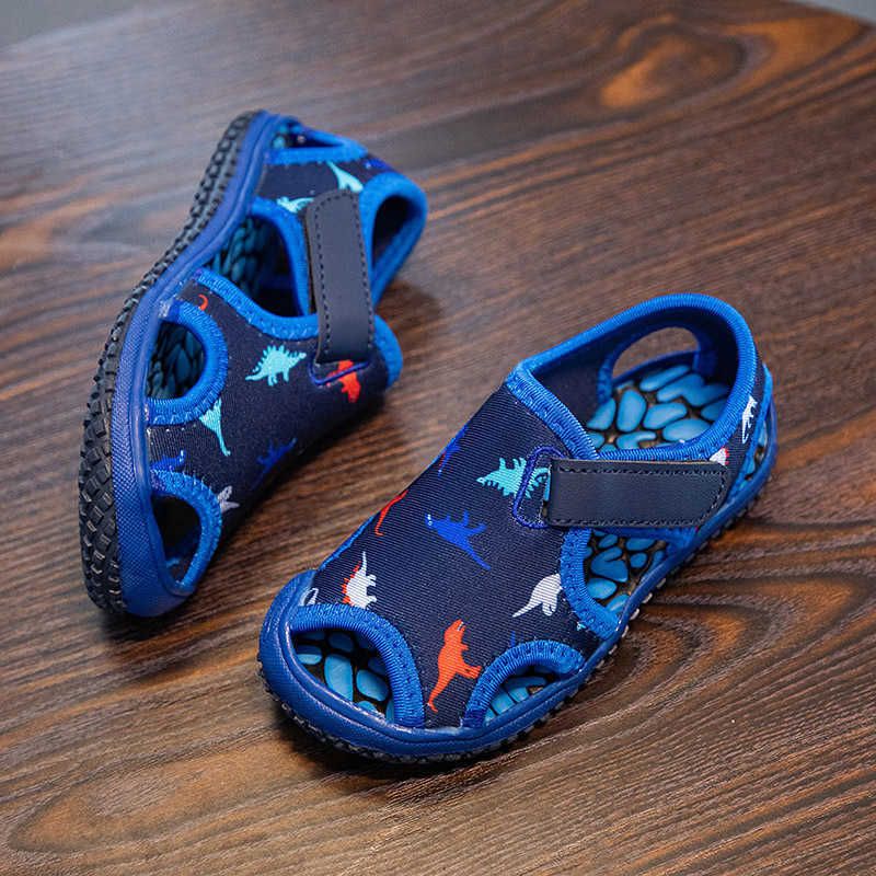 donkerblauwe sandalen