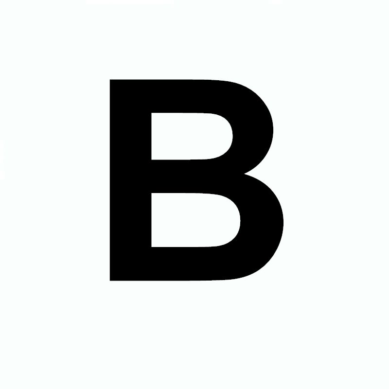 B