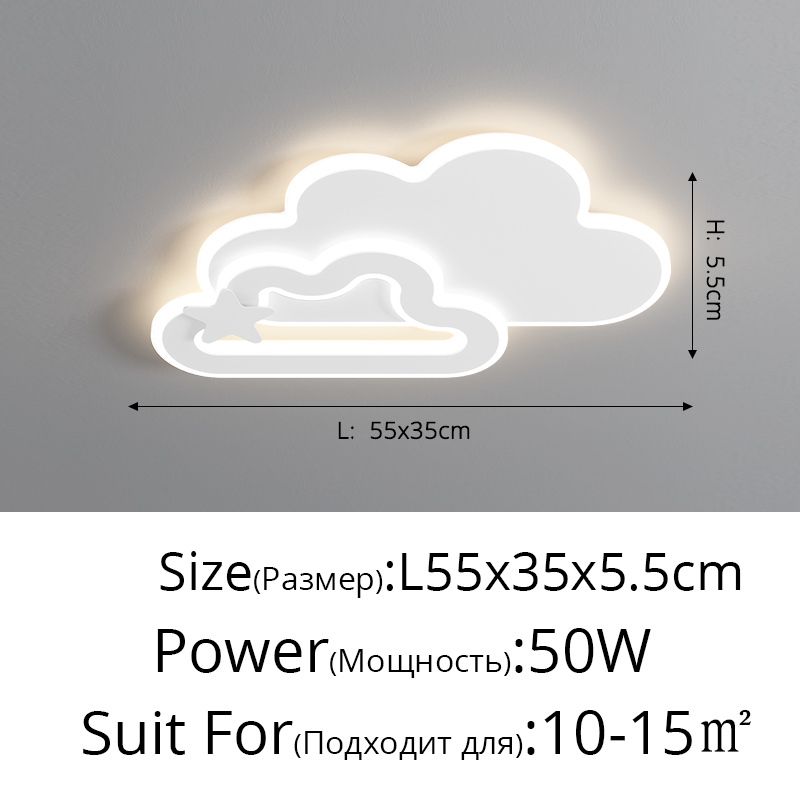 HM-011 White L55x35 ciepła biała