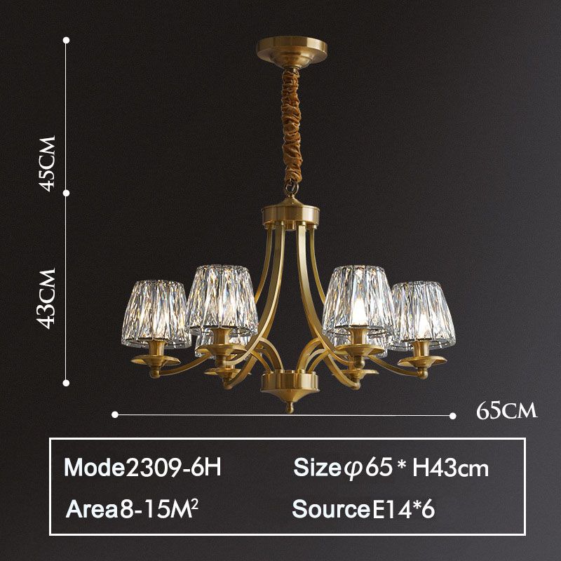 Type A 6 têtes PAS d'ampoules