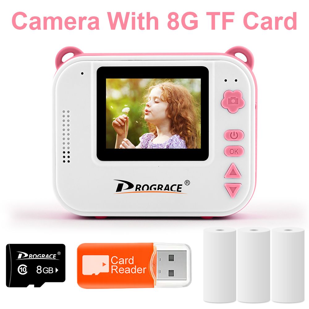 8g Card Pink Camera