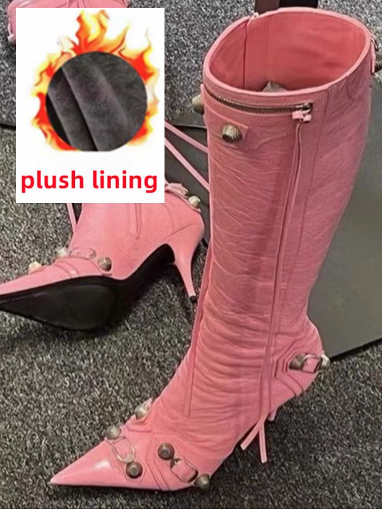 pink plush lining