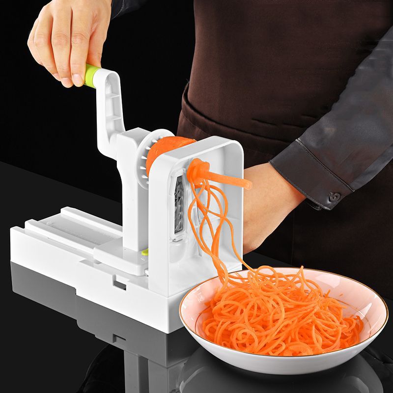 Vegetable Spiralizer Noodle Maker Rotating Blades Multipurpose Vegetable  Slicer