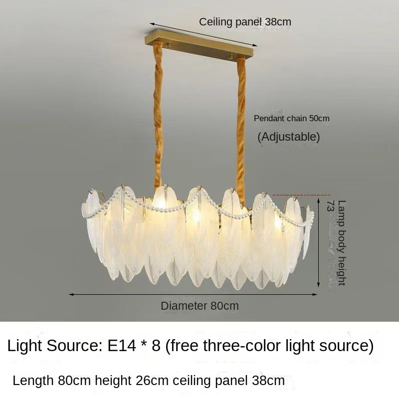 long 8 heads Tricolor light