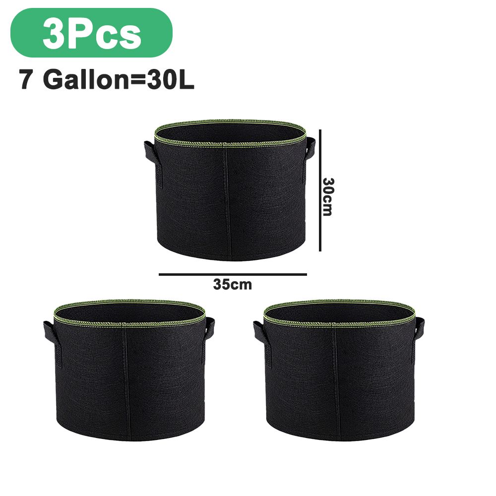 3 pc's 7 gallon