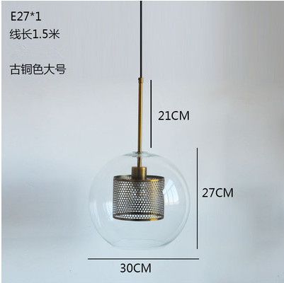 Runde Bronze groß mit LED ST64 4W