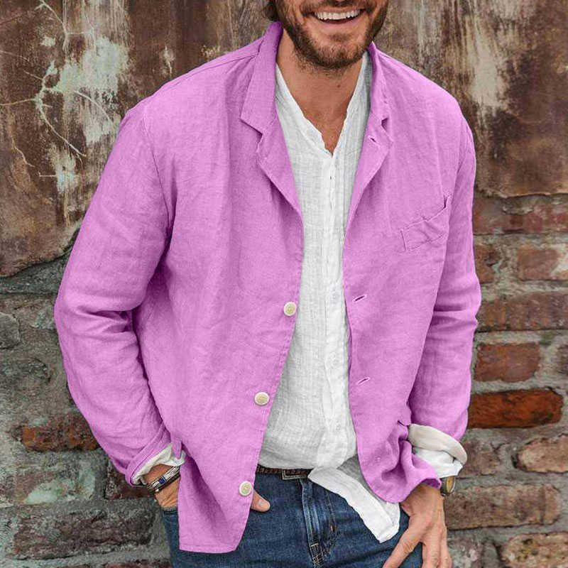 Blazer des hommes roses