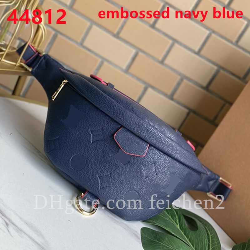 44812-embossed navy blue