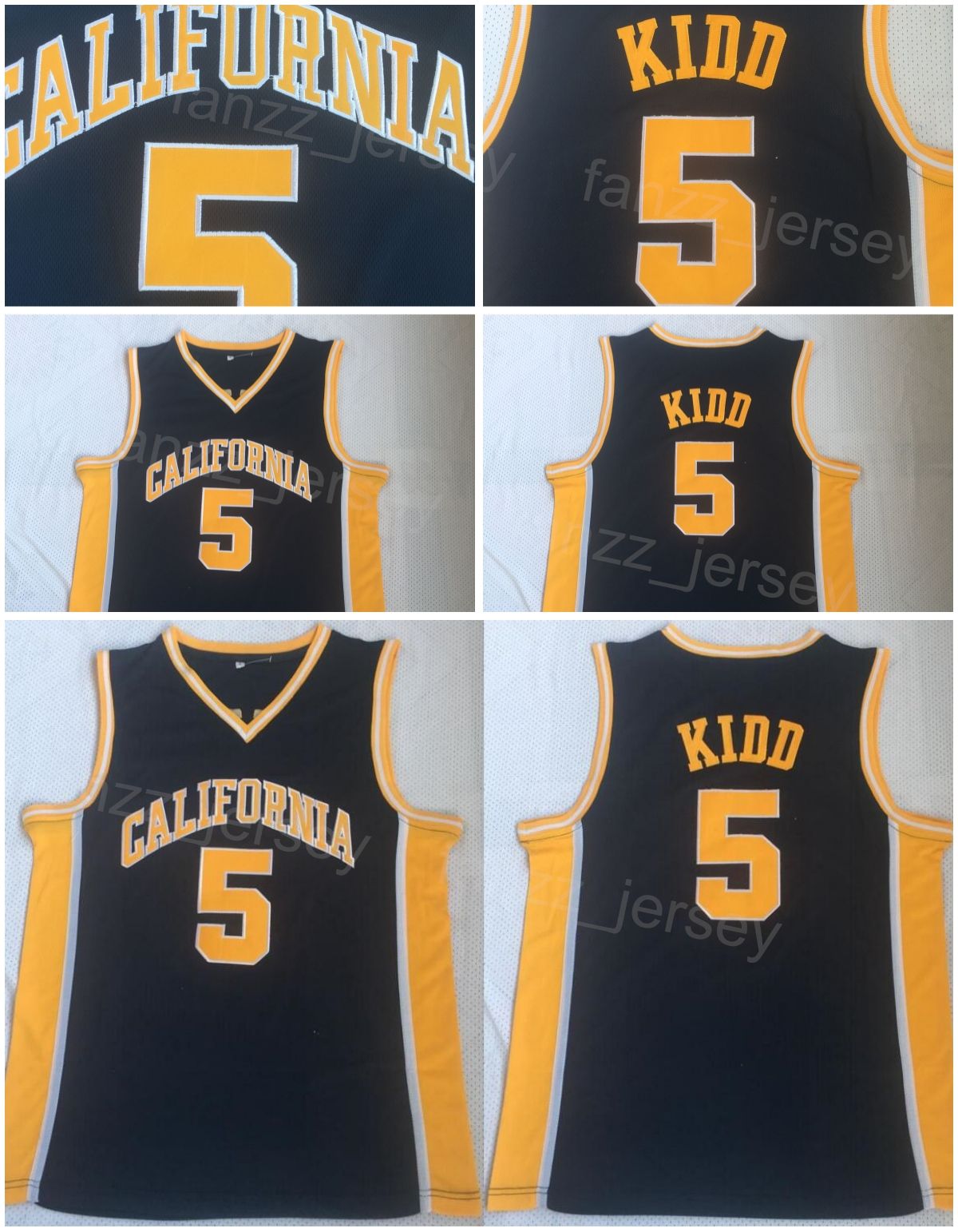 NCAA California Golden Bears College 5 Jason Kidd Jerseys Men Basketball  University Black Team Color For Sport Fans Breathable Shirt Pure Cotton  Good Quality From 13,24 €