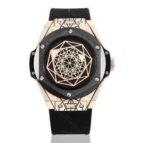 rose gold shell black ring black belt