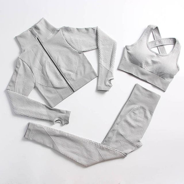 Gray White 3pcs