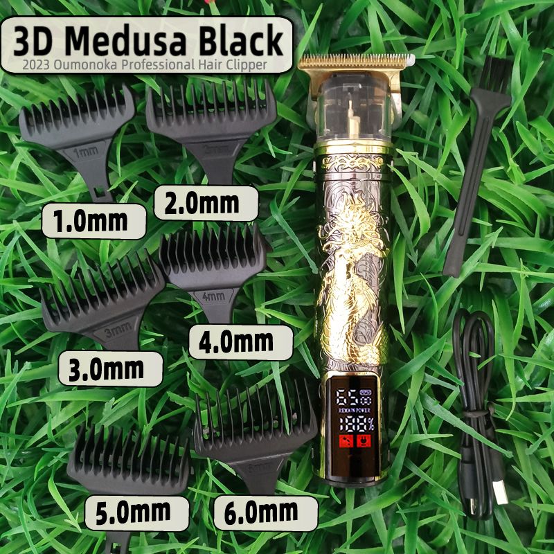 3D Medusa Black