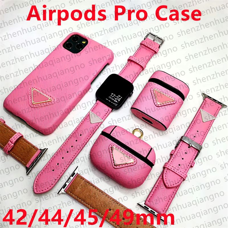 Pink 42/44/45/49mm AirPods Pro Case +Pho