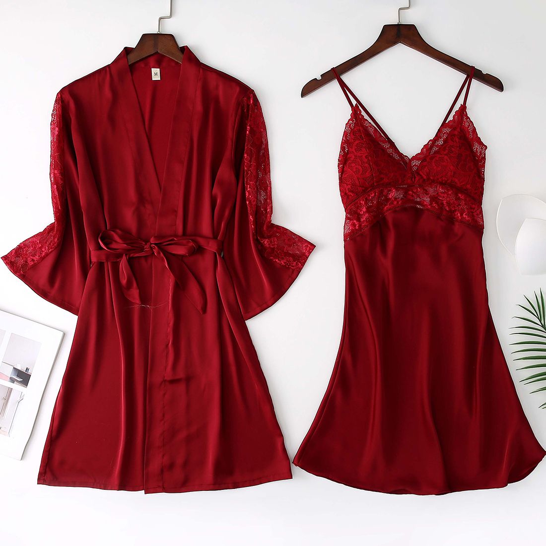 ensemble de robe bordeaux 12