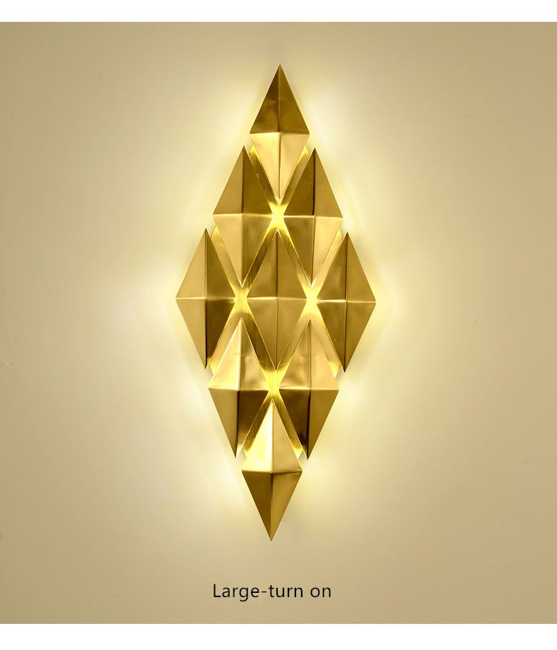 Gold 67x28cm warmes Licht