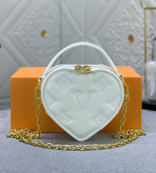 Louis Vuitton Pop My Heart Pouch Bag Bubblegram Leather For Sale