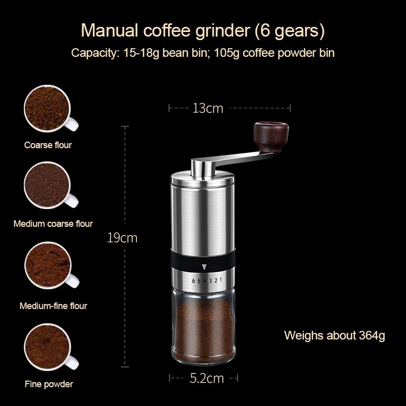 6 -GEAR Coffee Grinder