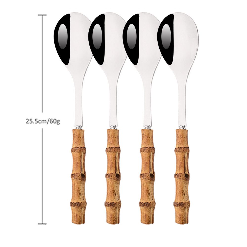 4pcs Service Spoon