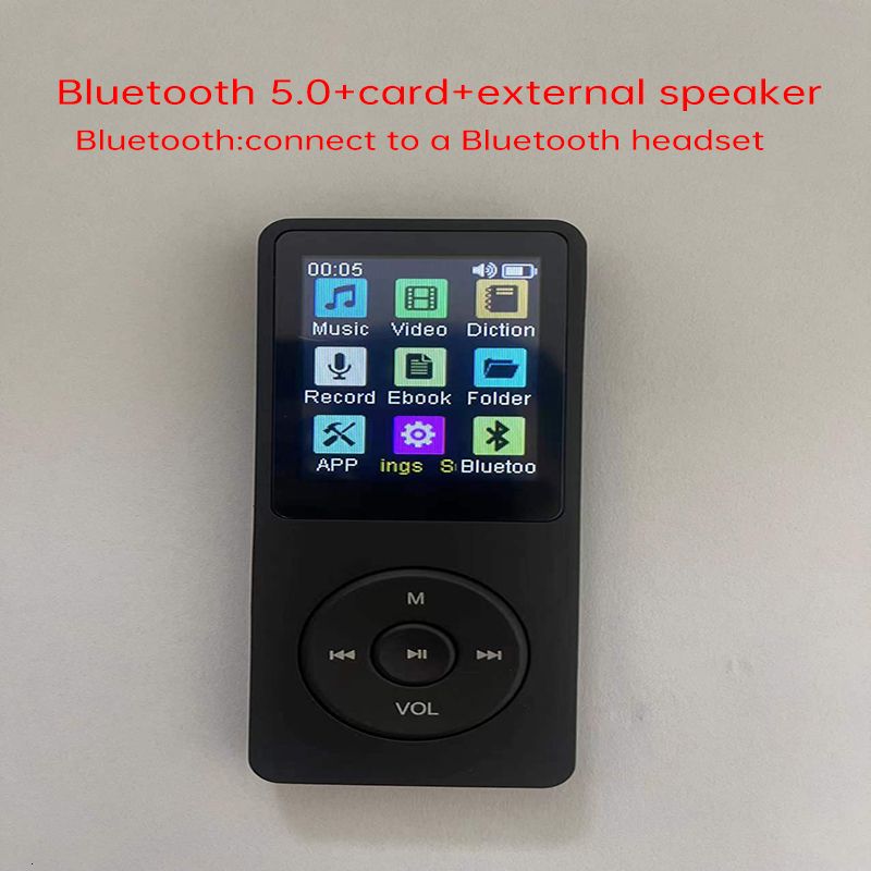 Svart har Bluetooth-4GB