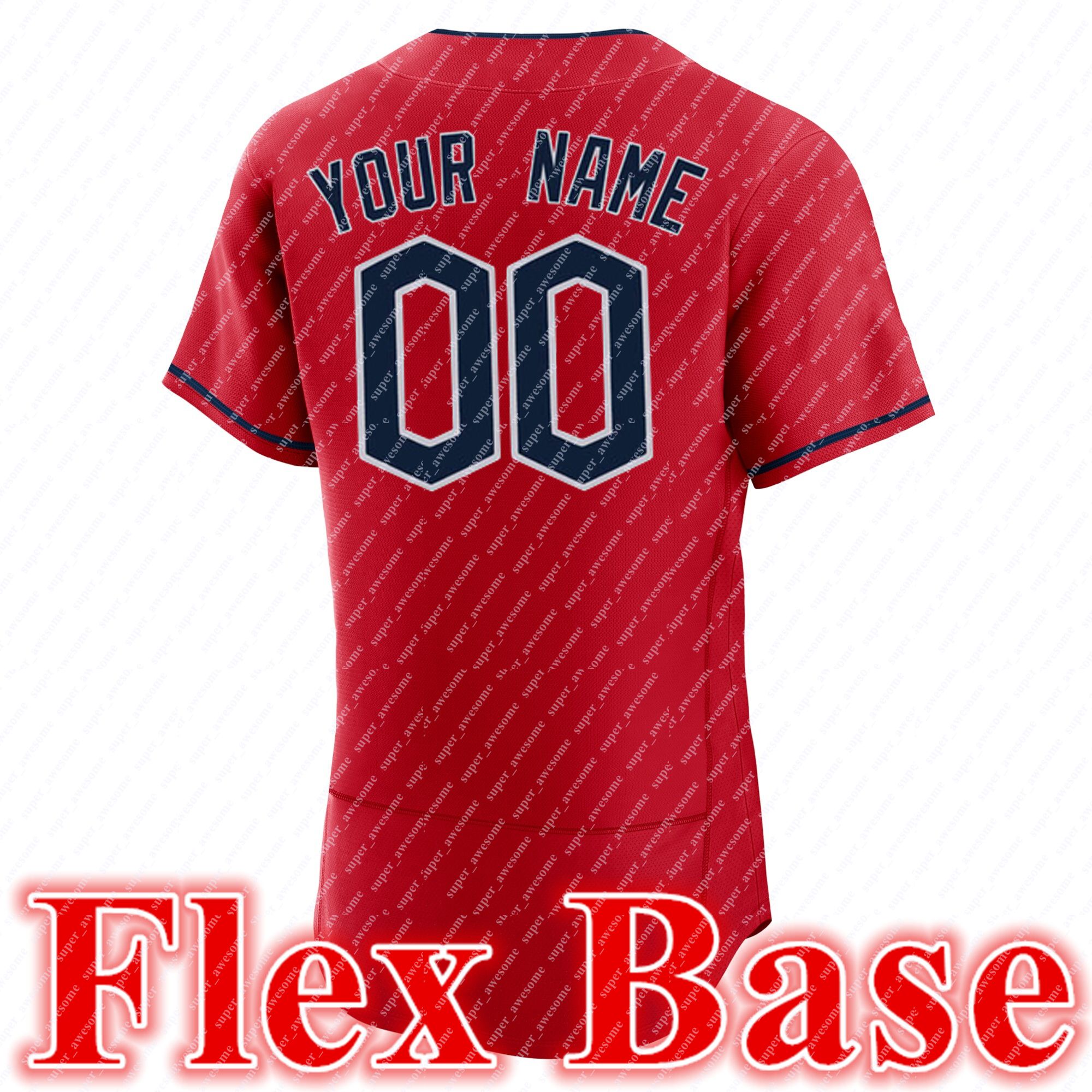 Red Flex Base With Sleeve Patch