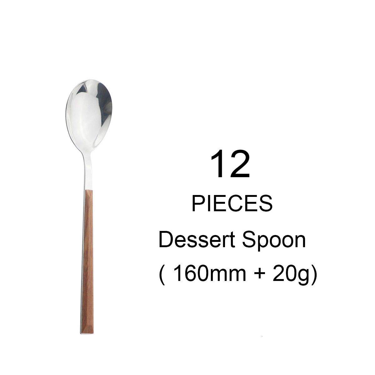 12 dessert lepels