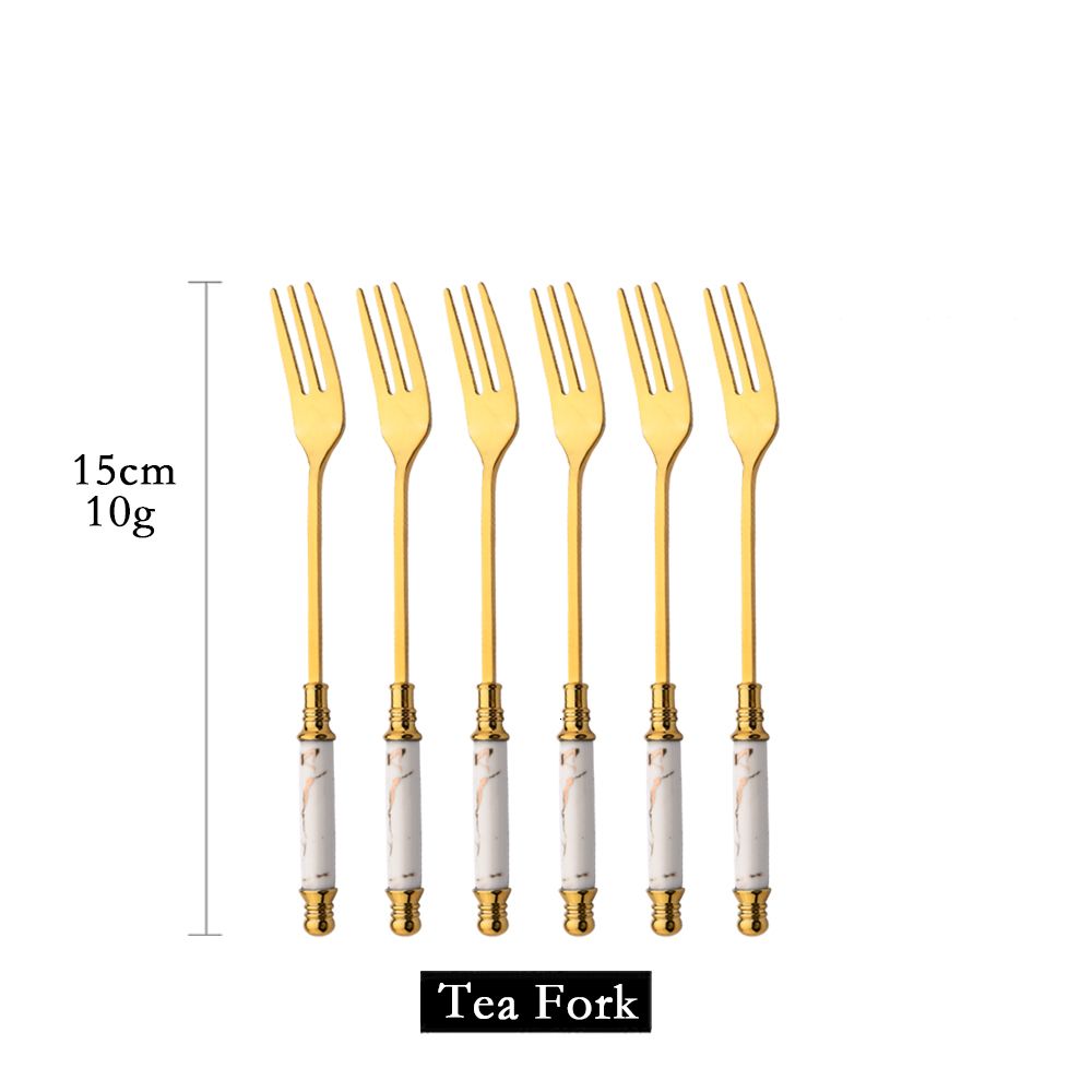 6pcs cake fork.