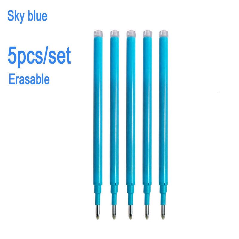 5x Sky Blue Recharge-0,7 mm