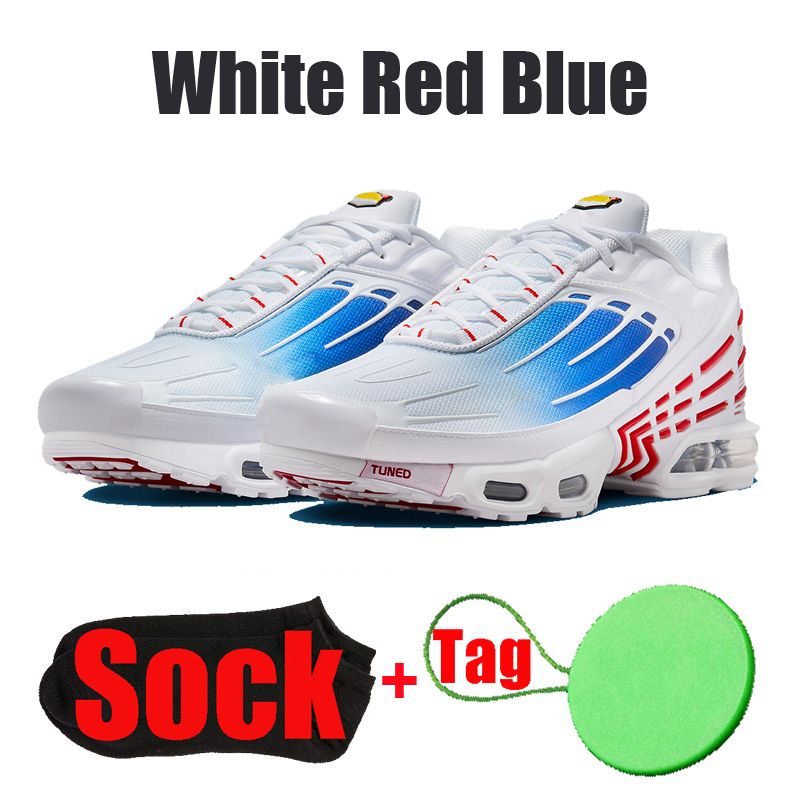 #28 White Red Blue
