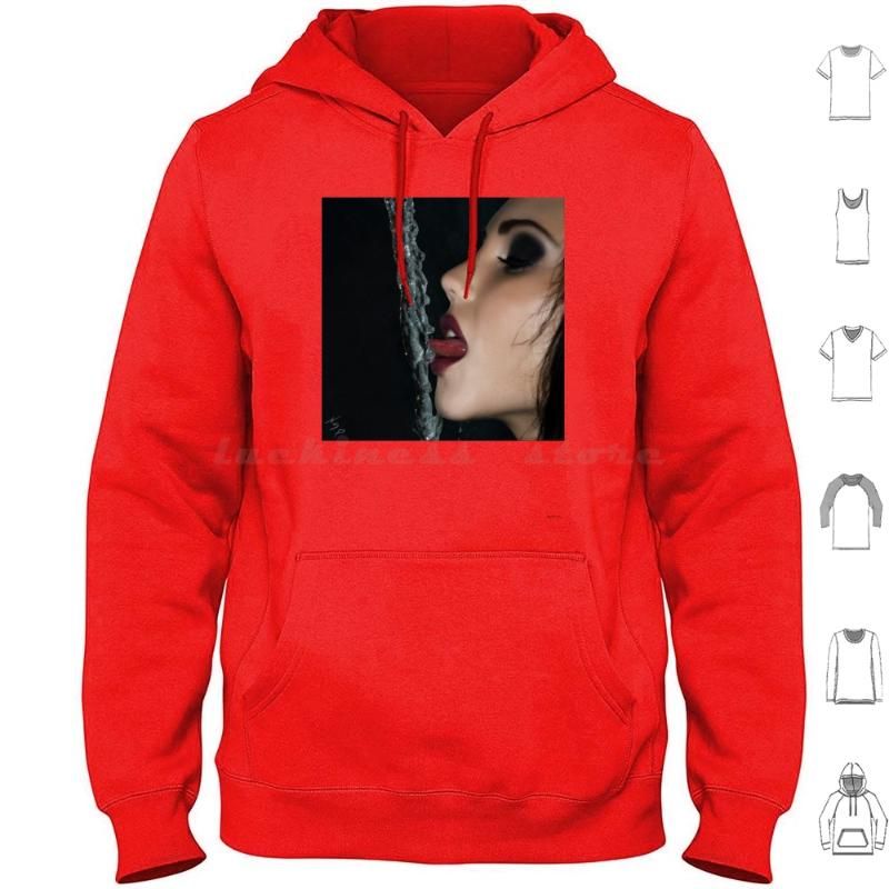 Coton-Hoodie-Rouge