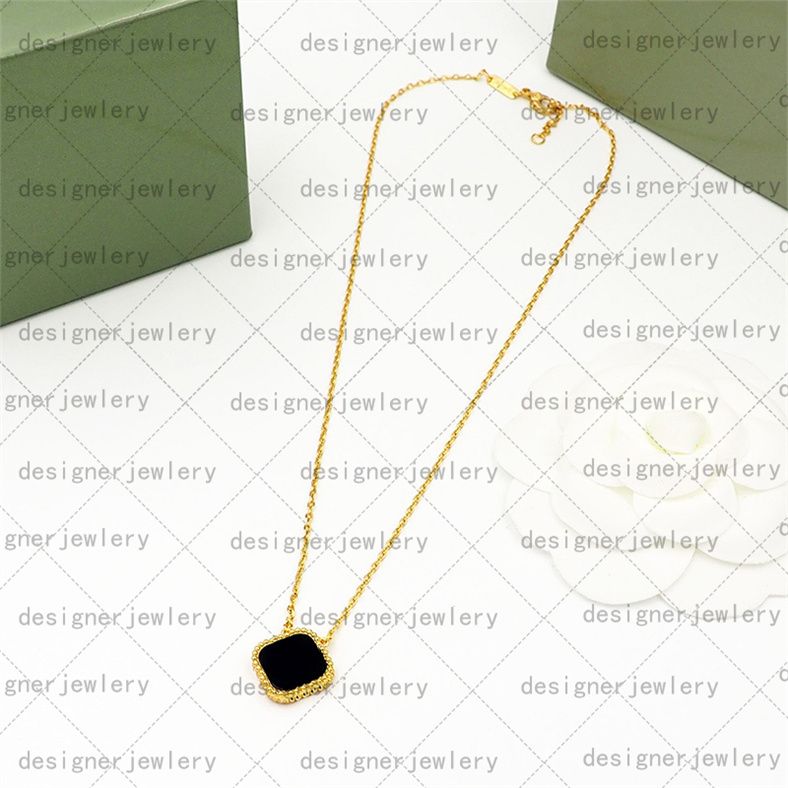 gold black necklace