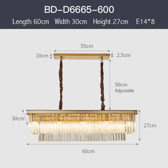 L60cm China Golden Lamp Body