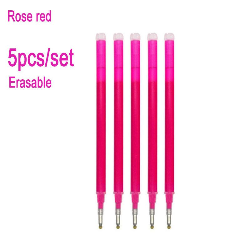 5x Rose Red Rebill-0,5 mm