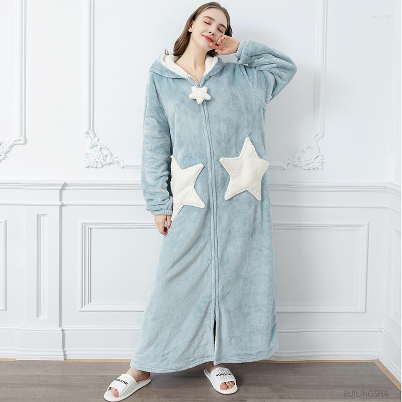 Dames Star Robe Blue