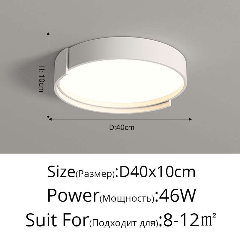 Un 40cm 46w Blanc Chaud