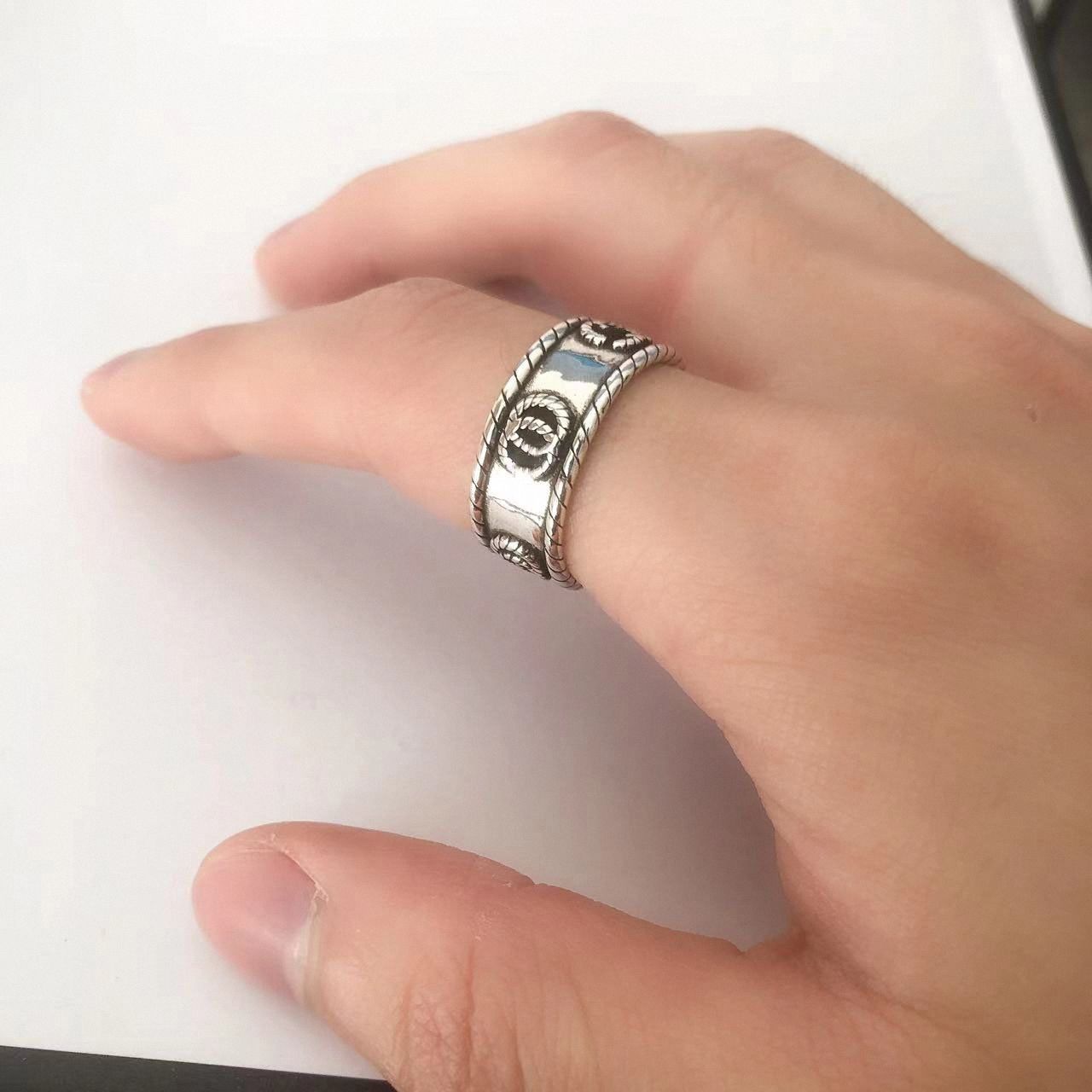 Real letter(rope ring)