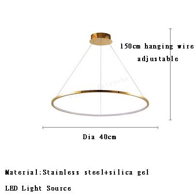 Dia 40cm or lumière chaude