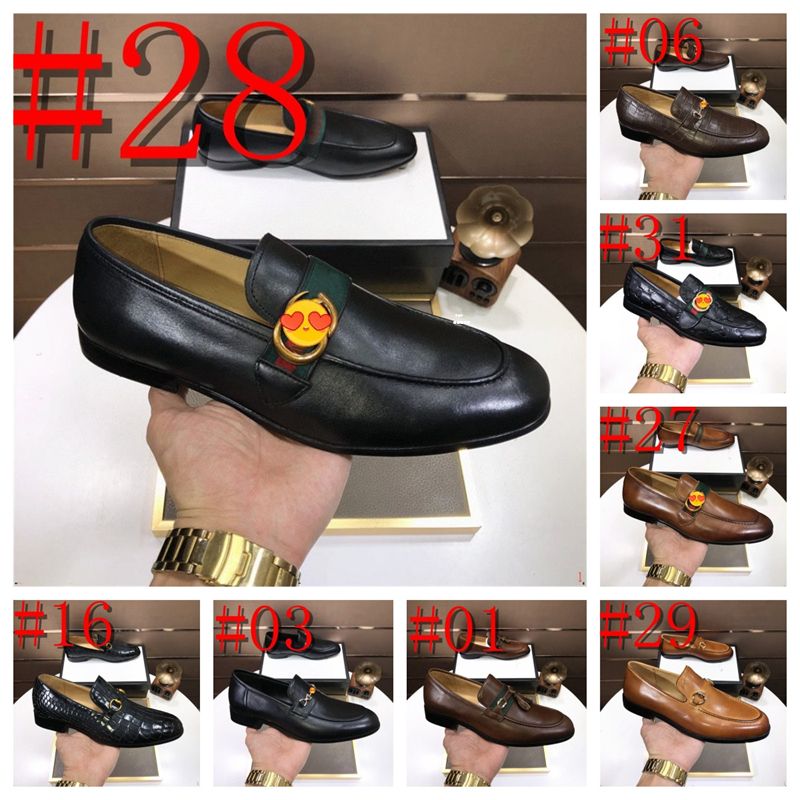 Wholesale leather shoes men genuine leather oxford business footwear black formal  men office dress shoes From m.