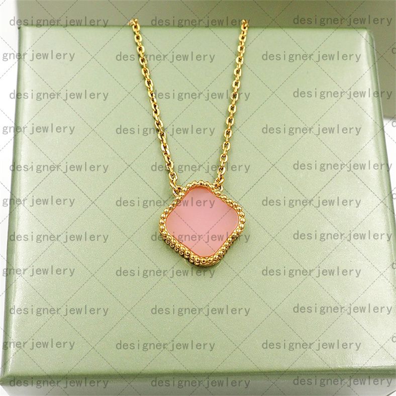 gold pink necklace