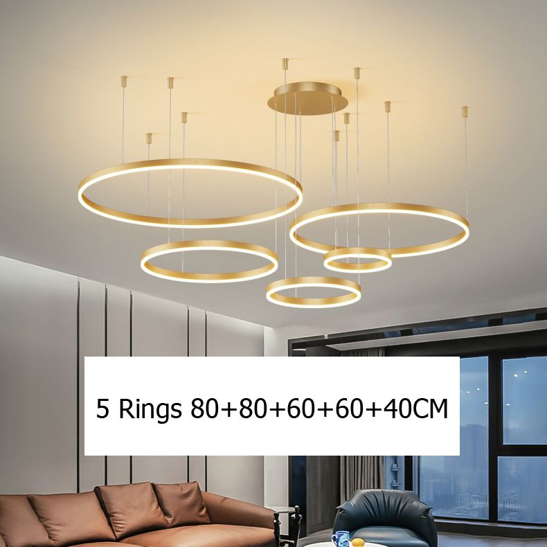 Gold 5 ring Dimmable with remote