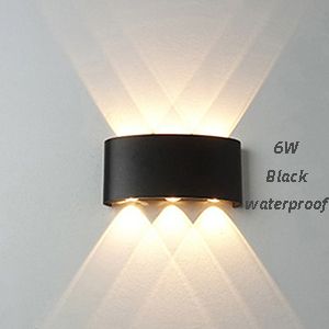 Black 6W Warm light