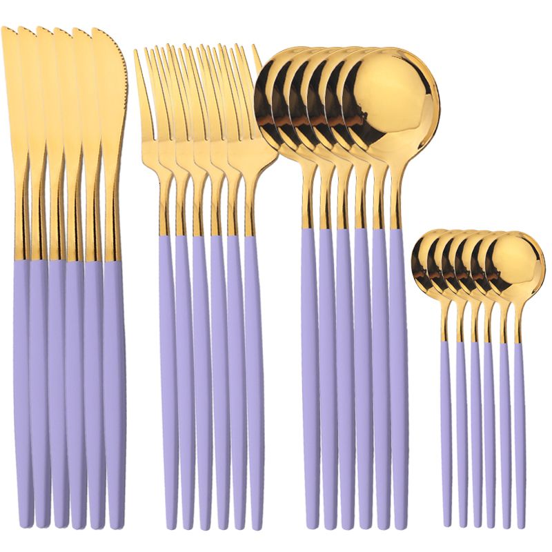 Gold violet 24pcs