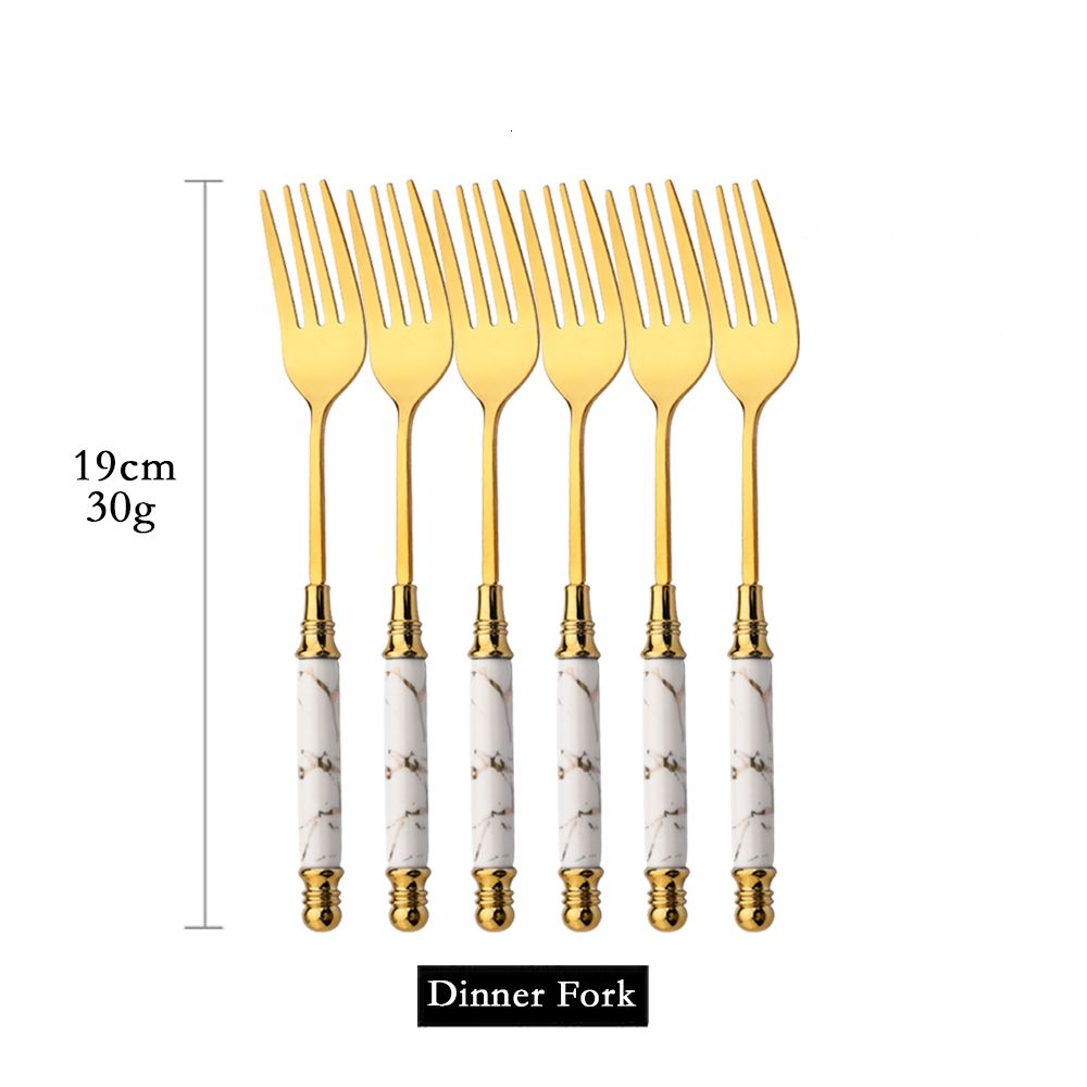 6pcs ужин Fork2