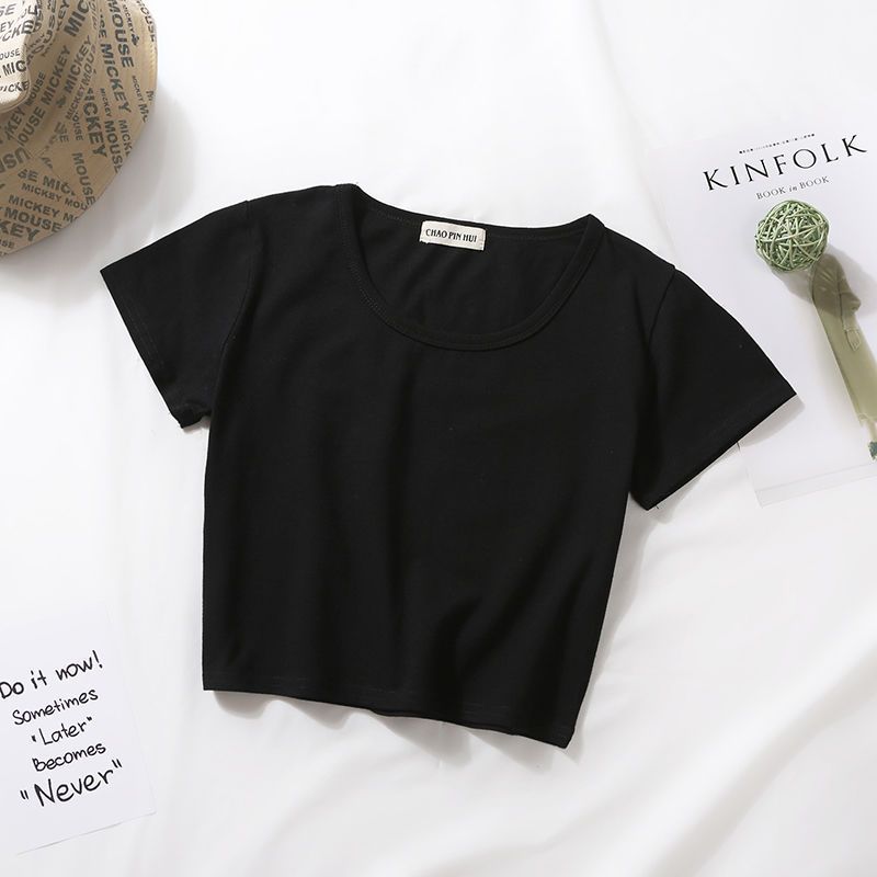 round neck black