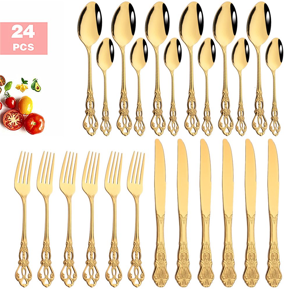 24PCS Gold