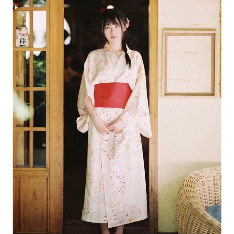 kimono obi rouge taille unique