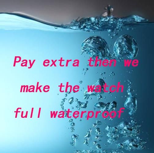 Maak alleen waterdichte horloge