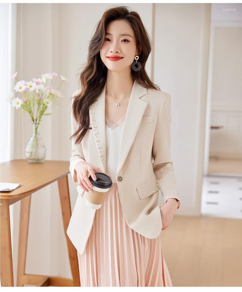 Apricot Blazer Coat